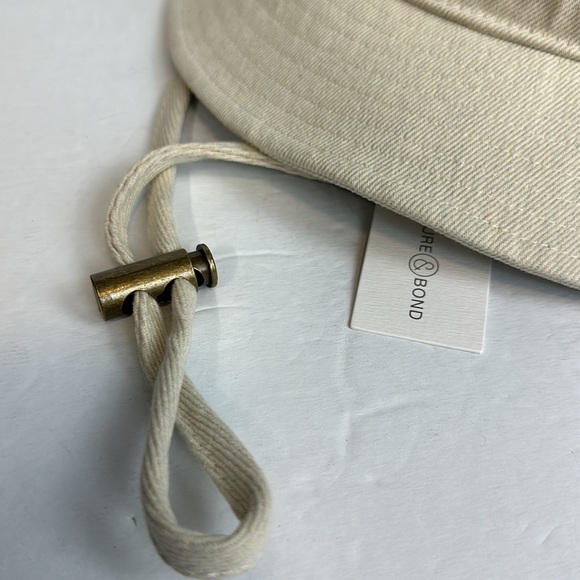 NWT Nordstrom Treasure & Bond Denim Sunhat in Ivory - Picture 3 of 9